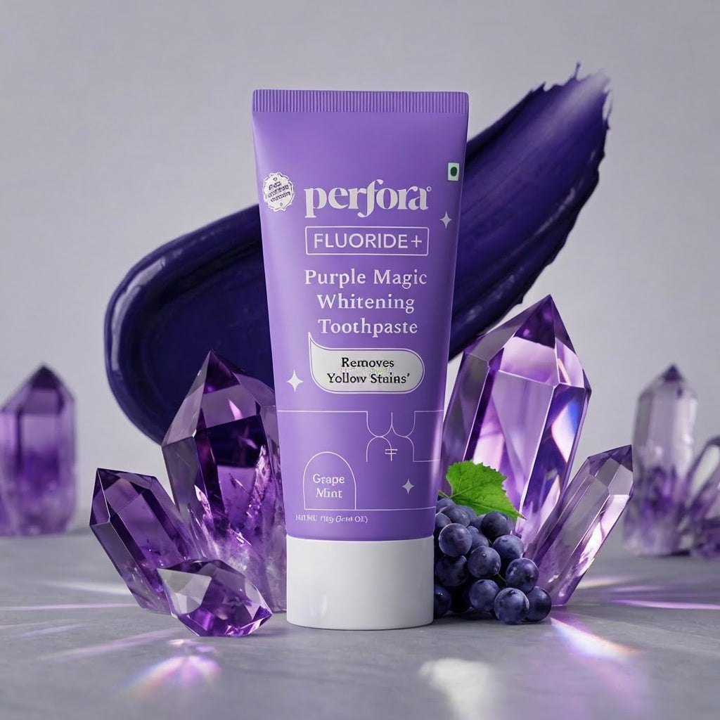 Perfora Purple Whitening Toothpaste, 75 g | Grape Mint